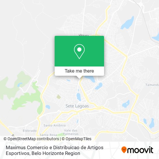 Maximus Comercio e Distribuicao de Artigos Esportivos map