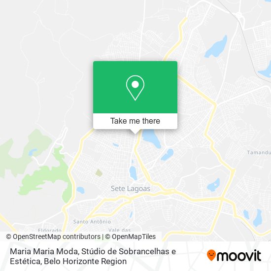 Maria Maria Moda, Stúdio de Sobrancelhas e Estética map