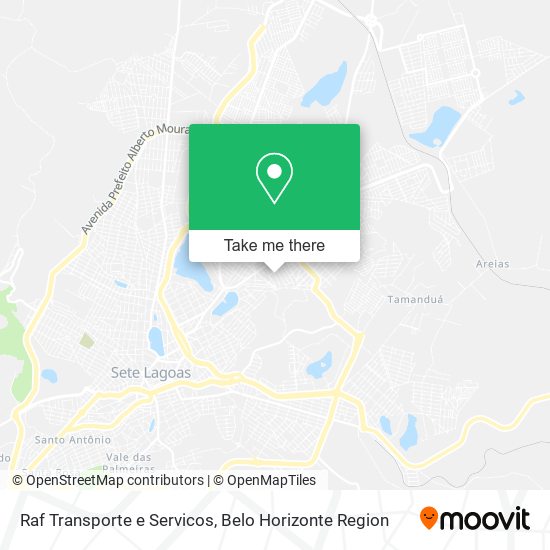 Raf Transporte e Servicos map