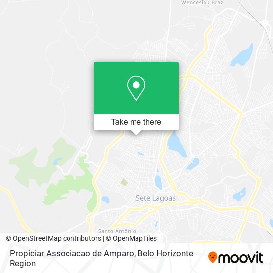 Propiciar Associacao de Amparo map
