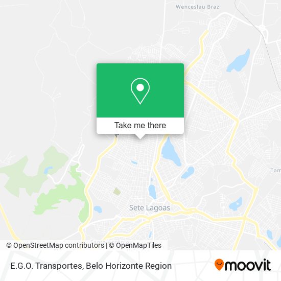 E.G.O. Transportes map