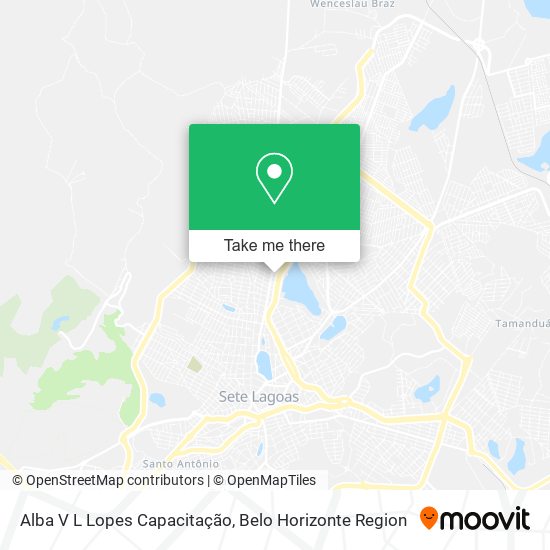 Alba V L Lopes Capacitação map
