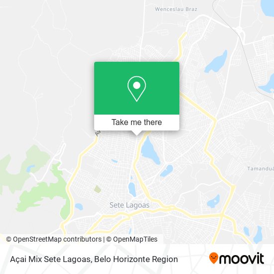 Açai Mix Sete Lagoas map
