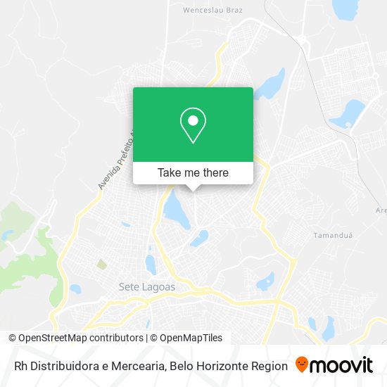 Rh Distribuidora e Mercearia map