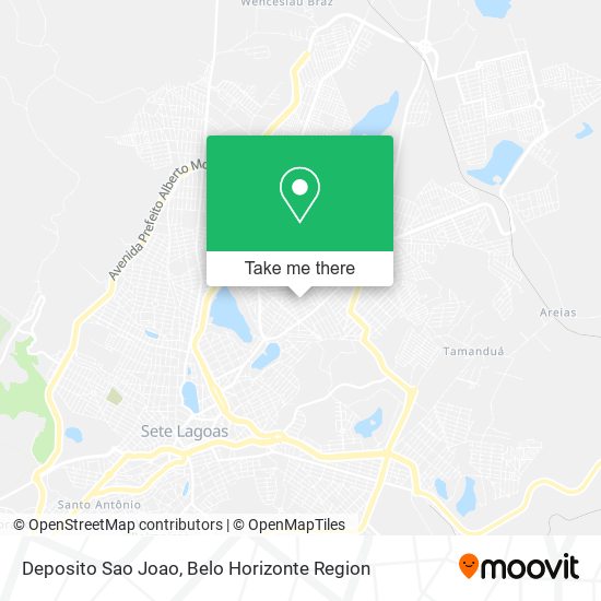 Deposito Sao Joao map