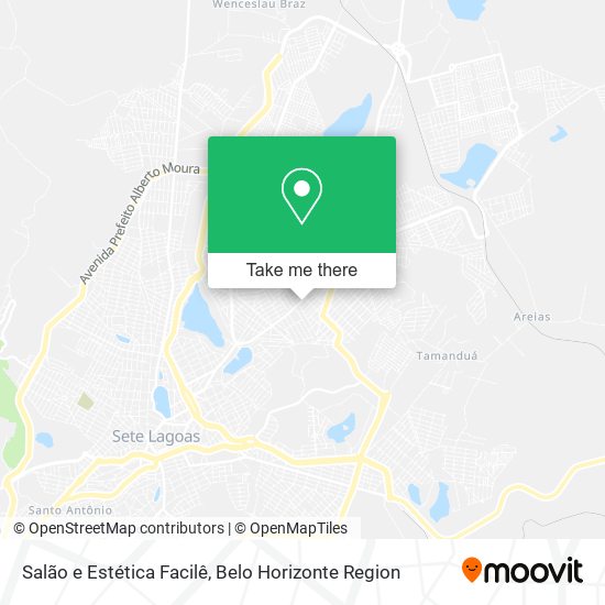 Salão e Estética Facilê map