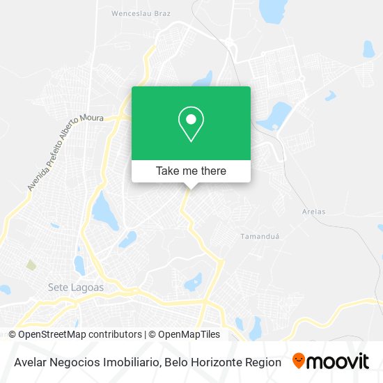 Avelar Negocios Imobiliario map