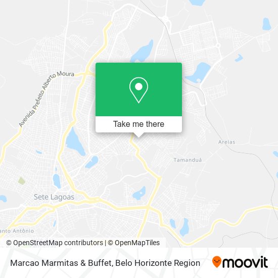 Marcao Marmitas & Buffet map