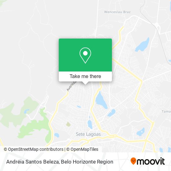 Andréia Santos Beleza map