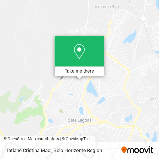 Tatiane Cristina Maci map