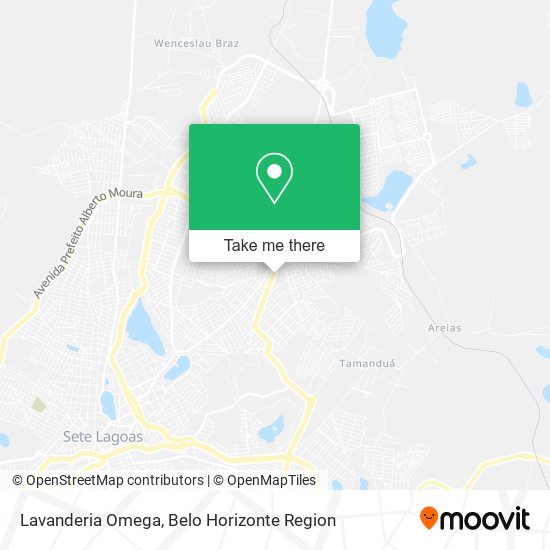 Lavanderia Omega map
