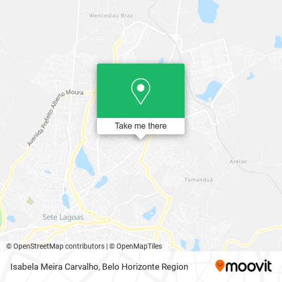 Isabela Meira Carvalho map