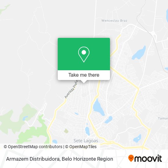 Armazem Distribuidora map