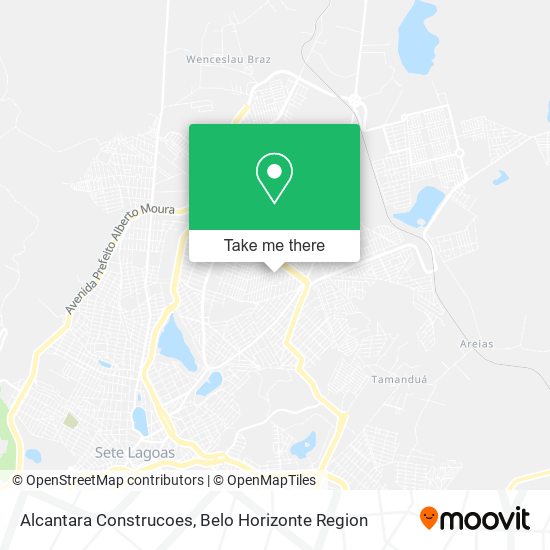 Alcantara Construcoes map