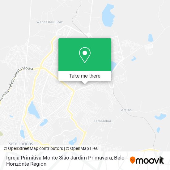 Igreja Primitiva Monte Sião Jardim Primavera map