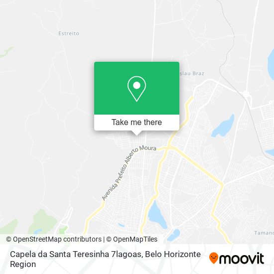 Capela da Santa Teresinha 7lagoas map