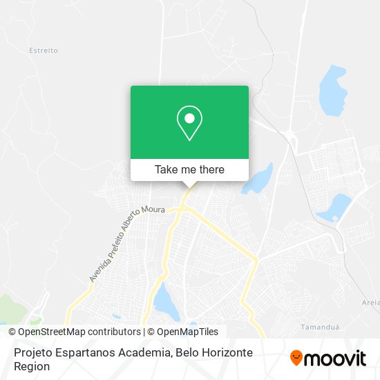 Projeto Espartanos Academia map