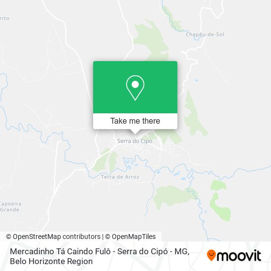 Mercadinho Tá Caindo Fulô - Serra do Cipó - MG map