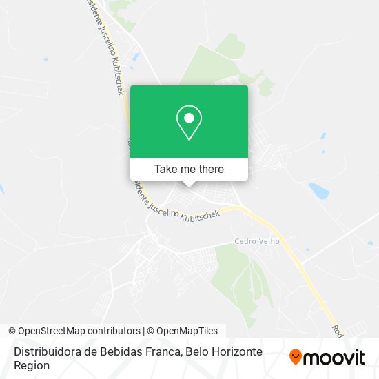 Distribuidora de Bebidas Franca map