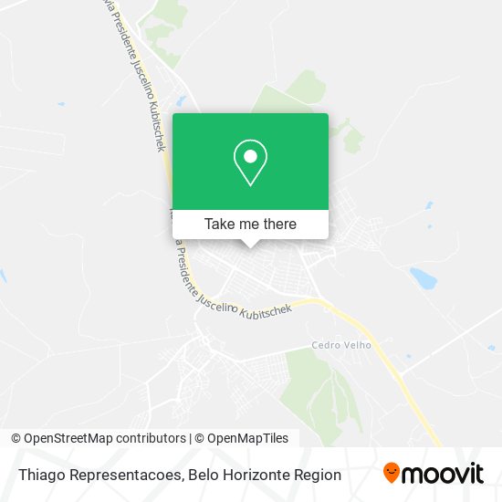 Thiago Representacoes map
