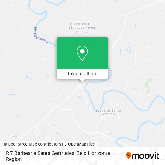 R 7 Barbearia Santa Gertrudes map
