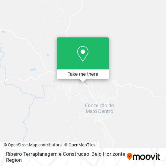 Ribeiro Terraplanagem e Construcao map