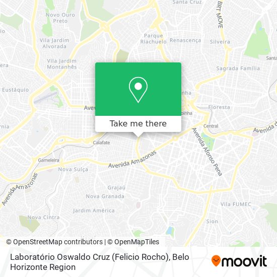 Laboratório Oswaldo Cruz (Felicio Rocho) map