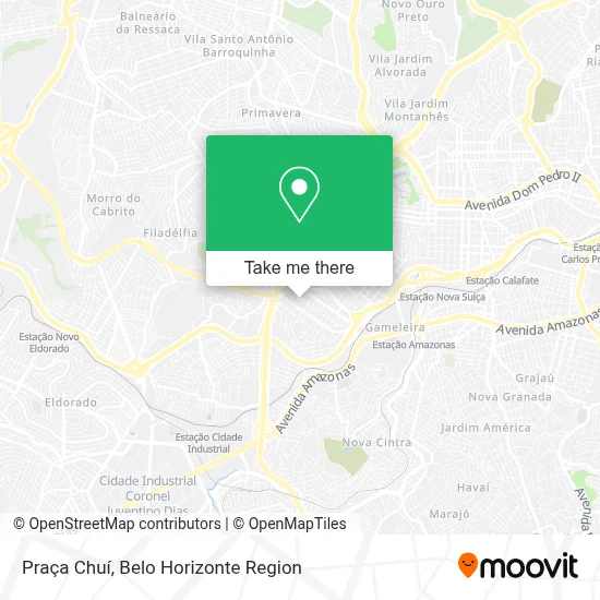 Praça Chuí map