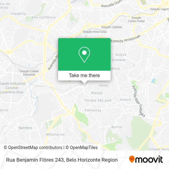 Rua Benjamin Flôres 243 map