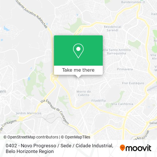 0402 - Novo Progresso / Sede / Cidade Industrial map
