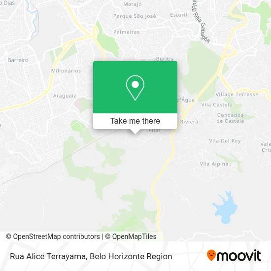 Rua Alice Terrayama map