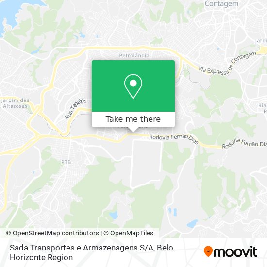 Sada Transportes e Armazenagens S / A map