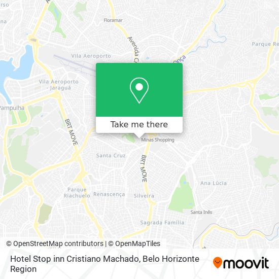 Hotel Stop inn Cristiano Machado map