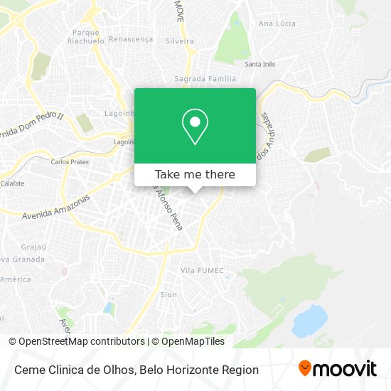 Ceme Clinica de Olhos map