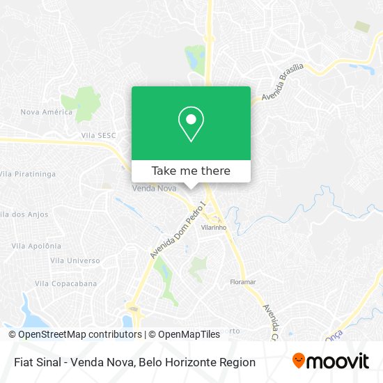 Fiat Sinal - Venda Nova map