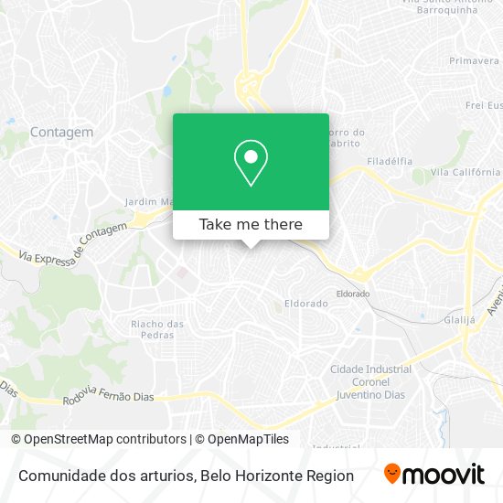 Comunidade dos arturios map