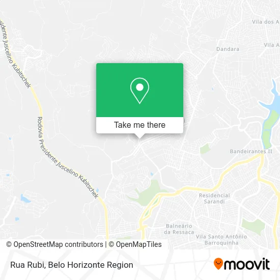 Rua Rubi map
