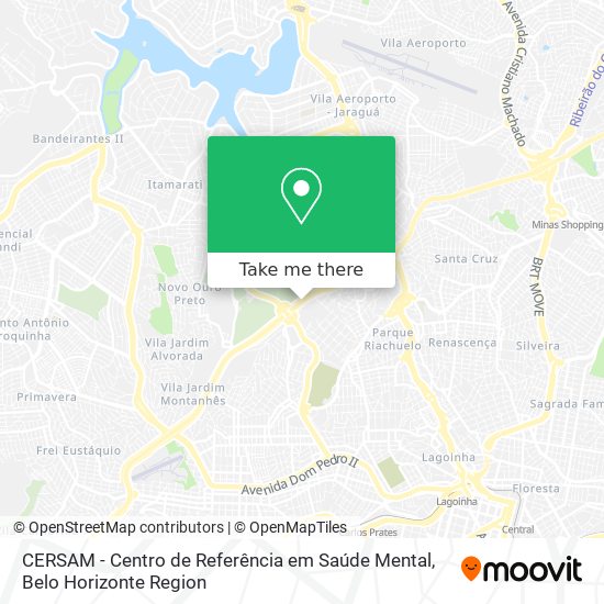 CERSAM - Centro de Referência em Saúde Mental map