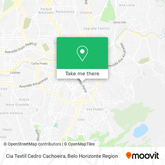 Cia Textil Cedro Cachoeira map