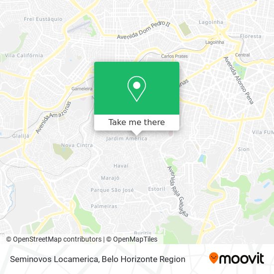 Seminovos Locamerica map
