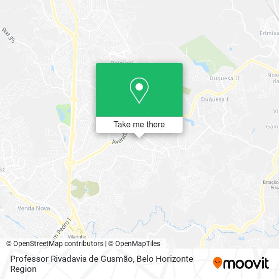 Professor Rivadavia de Gusmão map