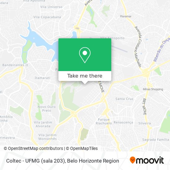 Coltec - UFMG (sala 203) map