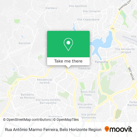 Rua Antônio Marmo Ferreira map