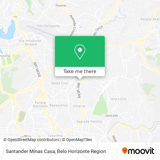 Santander Minas Casa map