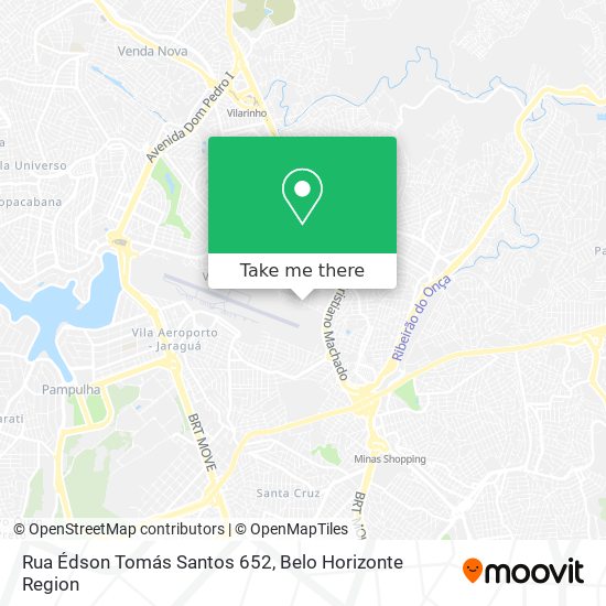 Rua Édson Tomás Santos 652 map
