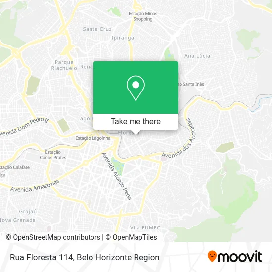 Rua Floresta 114 map
