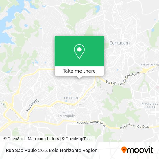 Rua São Paulo 265 map