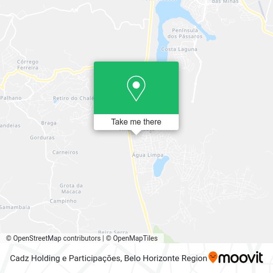 Cadz Holding e Participações map