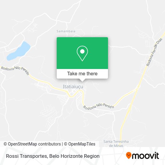 Rossi Transportes map