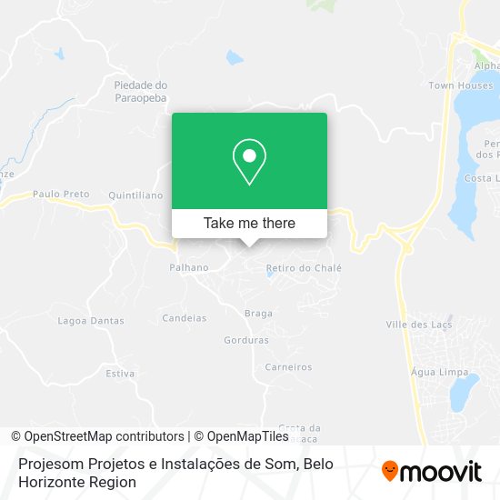 Projesom Projetos e Instalações de Som map